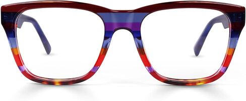 eyebobs - Kvetcher | Premium Reading Glasses for Men and Women | Square Frame for Wide Faces | Available in 0.0x - 4.0x in Saudi Arabia