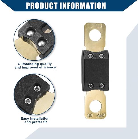 ارتفاع الحالي فيوز 800A / الصوت CD ANM فيوز الترباس على الصمامات لسيارة دراجة نارية قارب / سبائك الزنك المعمرة / 5 قطع in Saudi Arabia