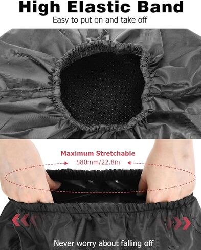 غطاء حذاء للمشي مكسور، أغطية أحذية مقاومة للماء مع طلاء مقاوم للماء مقاس 13.8 بوصة × 5.3 بوصة، أغطية أحذية طبية مضادة للانزلاق قابلة لإعادة الاستخدام بنعل مطاطي - عبوة كبيرة من قطعتين in Kuwait