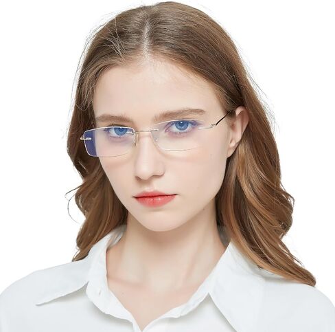 MARE AZZURO Lightweight Reading Glasses Men Women Titanium Readers 1.0 1.25 1.5 1.75 2.0 2.5 2.75 3.0 3.5 4.0 5.0 6.0 in Kuwait