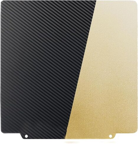Build Plate Double Sided Coated for Cr-10 S5 Textured PEI Sheet Flexible Spring Steel Build Plate for Cr-10 S5 3D Printer (510 * 510(Carbon Fiber PET+Textured PEI)) in Saudi Arabia