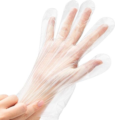 Plastic Gloves Disposable - Food Service Gloves Serving Gloves Medium Large(100/400/800 PCS) in Saudi Arabia