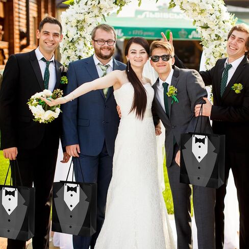 مجموعة هدايا Yeaqee Groomsmen مكونة من 7 هدايا لحفلات الزفاف تتضمن أكياس وكوب من الفولاذ المقاوم للصدأ مع بطاقة البوكر وفتاحة زجاجات البيرة وغطاء فريق العريس لحفلات الزفاف والخطوبة وحفلات البكالوريوس (كلاسيكية، 21 قطعة) in Saudi Arabia