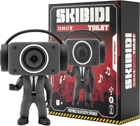 SKIBIDI TOILET Speakerman Collectible with Built-in Bluetooth Speaker in Saudi Arabia