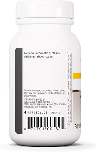 Integrative Therapeutics Petadolex - Purple Butterbur Extract - Dietary Supplement to Support Healthy Blood Vessel Function in the Brain* - Gluten-Free & Dairy-Free Brain Health Support - 60 Softgels in Saudi Arabia