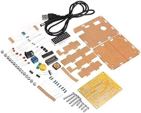 RedTagCanada جهاز اختبار التردد DIY 1 هرتز - 50 ميجا هرتز عداد كريستال مع مجموعة مبيت لاردوينو in Saudi Arabia