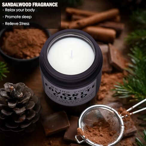 Being Your Favorite Child Funny Scented Candle, Best Mom & Dad Gifts, Unique Mother's Day Father's Day Gifts from Daughter Son Kids, Birthday Christmas Gift Ideas for Parents, Sandalwood Scented in Saudi Arabia