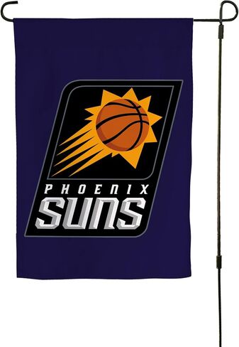 لافتة أعلام حديقة Desert Cactus Phoenix Suns Garden Team NBA الوطنية لكرة السلة 100% بوليستر (تصميم A) in Saudi Arabia