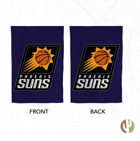 لافتة أعلام حديقة Desert Cactus Phoenix Suns Garden Team NBA الوطنية لكرة السلة 100% بوليستر (تصميم A) in Saudi Arabia