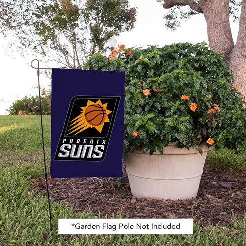 لافتة أعلام حديقة Desert Cactus Phoenix Suns Garden Team NBA الوطنية لكرة السلة 100% بوليستر (تصميم A) in Saudi Arabia