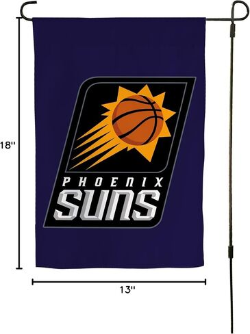 لافتة أعلام حديقة Desert Cactus Phoenix Suns Garden Team NBA الوطنية لكرة السلة 100% بوليستر (تصميم A) in Saudi Arabia