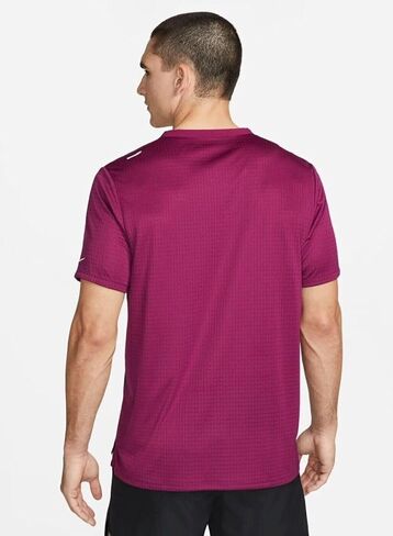 Nike Men's Run Division Rise 365 Running Athletic Shirt Wine L in Saudi Arabia