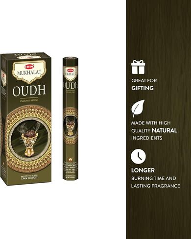 1 X Green Apple - Box of Six 20 Stick Tubes, 120 Sticks Total - HEM Incense in Saudi Arabia