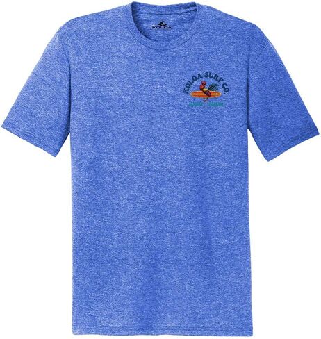 Koloa Surf Men's Cocky Surfer Logo Lightweight Tri-Blend Comfort T-Shirts XS-4XL in Kuwait