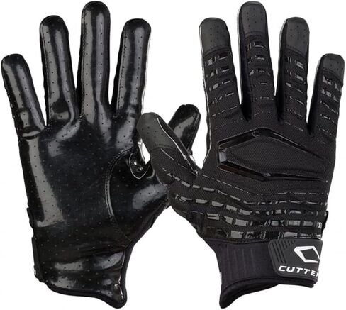 CUTTERS Gamer Padded Football Glove. All Purpose Players, Receivers, Lineman. Extra Grip. in Saudi Arabia