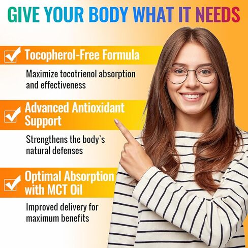 Full Spectrum of Tocotrienols Supplement 1200mg- Tocotrienol Vitamin E Liquid,Tocopherol-Free - Superior Cardiovascular and Antioxidant Blend - Higher Absorption - 30-Day Supply in Saudi Arabia