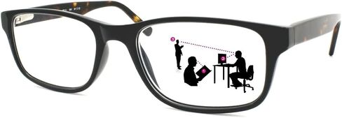 Sightline 6011 Progressive Multifocus Reading Glasses Premium Quality Acetate Frame AR Coated Lenses Medium Fit Unisex in Kuwait