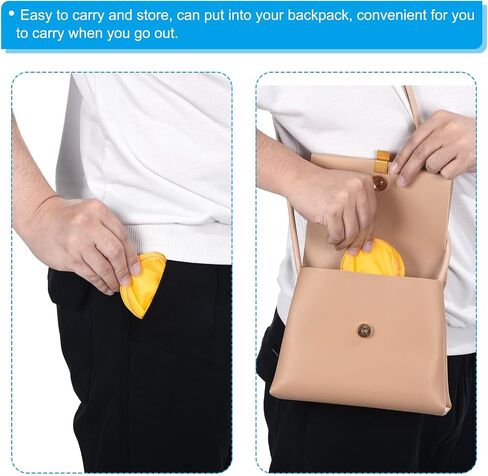 PATIKIL Foldable Flying Disc Colorful Pocket in Saudi Arabia