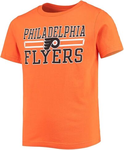 تي شيرت بشعار الفريق من Outerstuff Philadelphia Flyers Juniors للأولاد 4-18 in Saudi Arabia