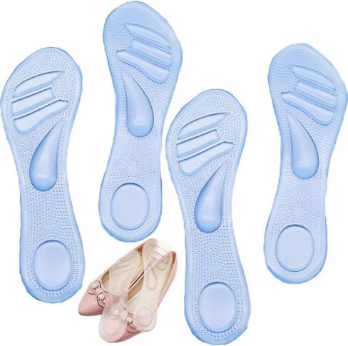 High Heel Insoles Inserts,3/4 Gel Cushion Pads Relief Pain Support Shoe Insole Flat Soles for Women (A) in Saudi Arabia