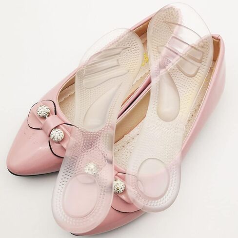 High Heel Insoles Inserts,3/4 Gel Cushion Pads Relief Pain Support Shoe Insole Flat Soles for Women (A) in Saudi Arabia