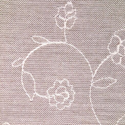 ألواح ستائر قطنية مبطنة من Candlewicking باللون الرمادي مقاس 86 بوصة من Raghu in Kuwait