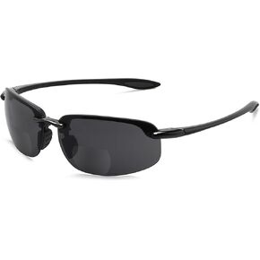 JULI Polarized Bifocal Reading Sunglasses for Men Women Reader Sports UV Protection 8001