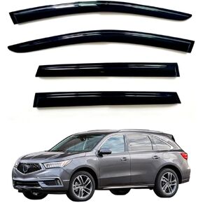4Pcs Window Visor Deflectors Rain Guards Compatible with Hyundai Santa Fe 2013-2018