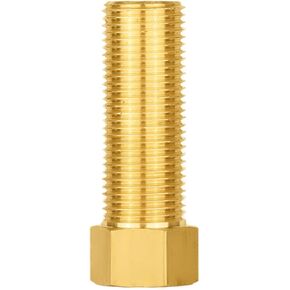 (عبوة من 2) أنبوب ذكر EFIELD 1/2 بوصة × 1/2 بوصة محول تركيب نحاسي تمديد أنبوب أنثى، طول 50 مم، موصل سداسي مع شريط إغلاق in Kuwait