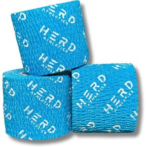 2" Premium 3 Pack Athletic Weightlifting Thumb Tape for Olympic Weight Lift, Cross Training & Lifting, Deadlift, Powerlifting, Protect Fingers Thumb Hand & Enhance Grip (Blue)