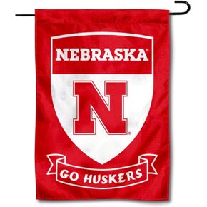 College Flags & Banners Co. Nebraska Cornhuskers Shield Garden Flag