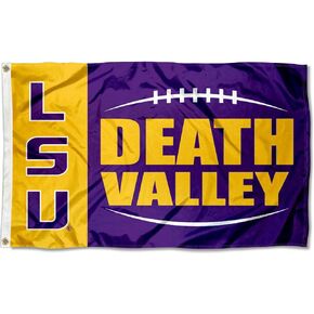 LSU Tigers Large Death Valley 3x5 College Flag