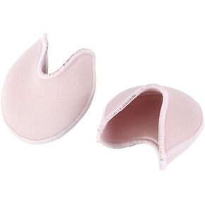 Ballet Dance Toe Pads Soft Gel Toe Covers Pointe Shoes, Knitted Fabric Toe Cap Cover Ballet Slipper Toe Pouches Pad, Relief Forefoot Pain Point Shoes Toe Wrapped Protector Cushion Women Anti-Slip Toe