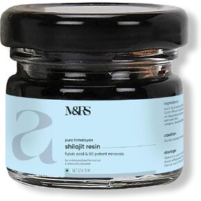 M&RS | Mars by GHC Pure Organic Himalayan Shilajit Resin| High Fulvic Acid Content | Stamina & Immunity - Pack of 1 (15g) | Overall Well Being