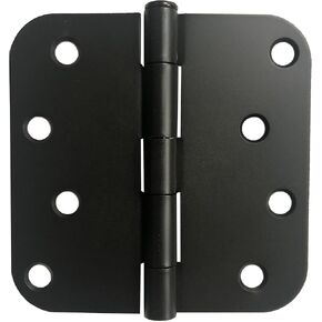 Colester Direct 4 inch Door Hinge with 5/8" Corner Radius (6, Oil Rubbed Bronze)
