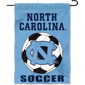 UNC Tar Heels Soccer Garden Banner Flag