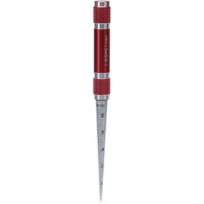 Aperture Gauge Tapered Hole Ruler Stainless Steel Inner Hole Diameter Measuring Tool 1‑6.5mm