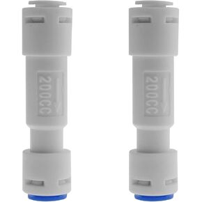DGZZI 2PCS 1/4inch 200CC Flow Restrictor with Quick Connect for RO Reverse Osmosis