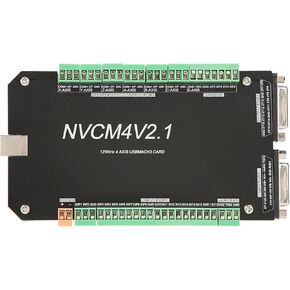 6 Axis NVCM USB Stepper Motor,Motion Control Card Breakout Board,USB Interface,CNC Controller Card,Aluminum Shell for Stepper Motor