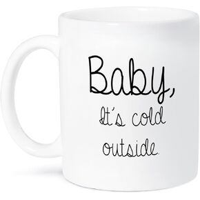 3dRose Alcohol Because No Story Starts With A Salad Ceramic Mug, 11 oz, Red