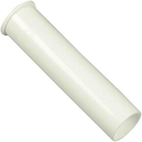 Danco 94020 Flanged Tailpiece, 1-1/2 in, 12 in L, Plastic, [Finish]<, for Use with Direct Connect Tubes, 1-1/2 x 12-Inch, White