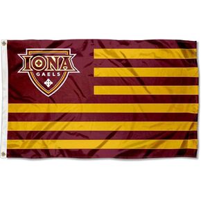 Iona College Gaels American Stripes Nation Flag