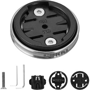 corki Cycles Titanium Stem Headset Top Cap Bike Mount for Wahoo Garmin (Titanium Stem Headset Top Cap)