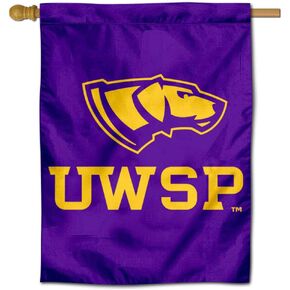 College Flags & Banners Co. UW Stevens Point Pointers Double Sided House Flag
