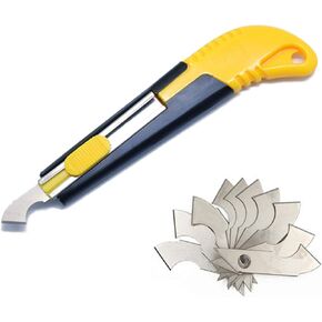 UoYu 1 Acrylic Cutter and 11 Pcs Blade Set, Multi-Use Cutter with Cutting Blade