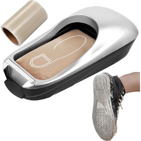 Automatic Shoe Cover Dispenser Machine, Shoe Film Machine Containing 1 Roll Disposable Shoe Film, Shoe Wrapping Machine for All Sizes, for Home Shop Office Lab, Keep House Floors and Rugs Clean in Saudi Arabia
