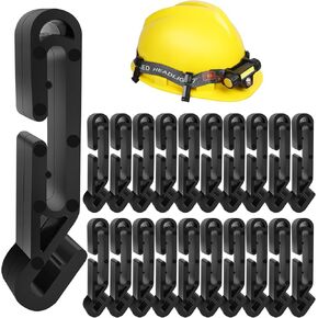 Hard Hat Light Clips 20 Pack,Hard Hat Clips for Headlamp,Hard Hat Headlamp Clips for Cap Style Hard Hat