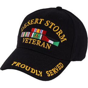 Trendy Zone 21 Veteran Desert Storm Cap | Officially Licensed Caps | Stylish Headwear for Veterans Stylish 100% Cotton Baseball Hat
