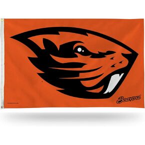 Rico Industries NCAA Oregon State Beavers Orange 3' x 5' Banner Flag Single Sided - Indoor or Outdoor - Home Décor