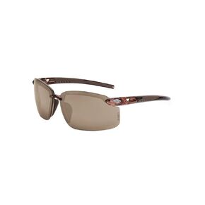 Radians 29117 Crossfire ES5 Safety Glass with Brown Frame, Standard, HD Brown Mirror (Pack of 12)